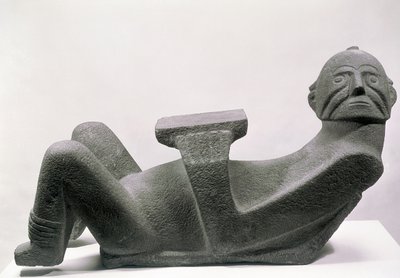 Chac mool, from Tzintzuntzan, Michoacana, 10th-13th century by Pre Columbian